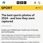 BBC. The best sports photos of 2024